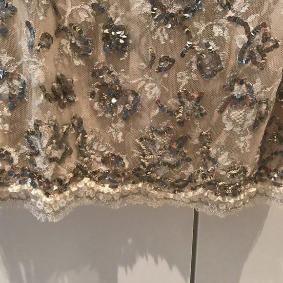Collette Dinnigan 100% Silk Sequin Dress - Size S - Picture 3 of 8